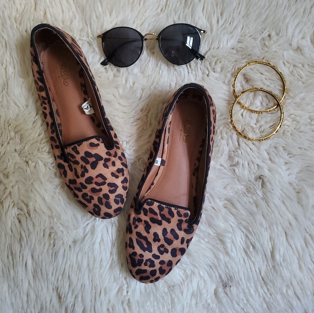 Leopard loafers